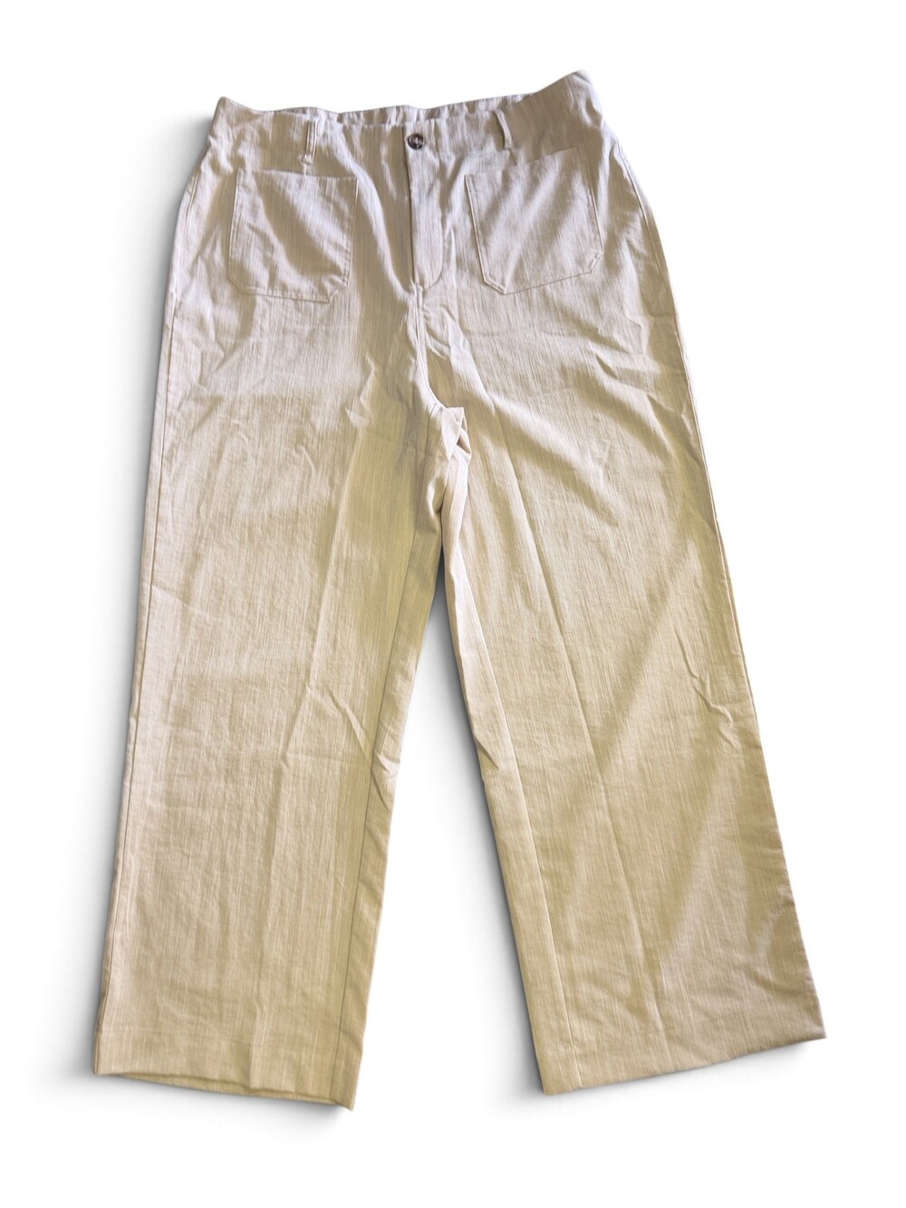 Zara Talara XL regular Q2991265 Wide Leg Beige Pants XL regular